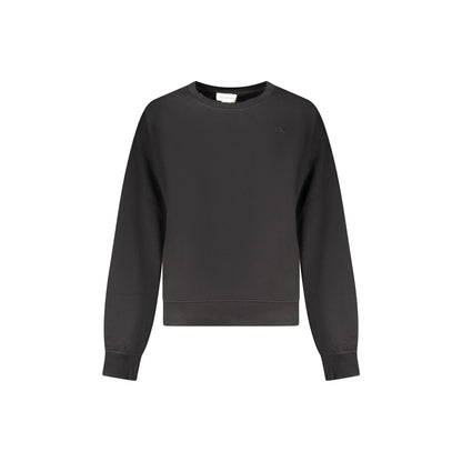 Calvin Klein Felpa Maniche Lunghe Donna Nera Ricamo Felpe Nero - foto prodotto