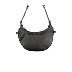 Alv By Alviero Martini Borsa a Tracolla Donna Nera Zip Logo