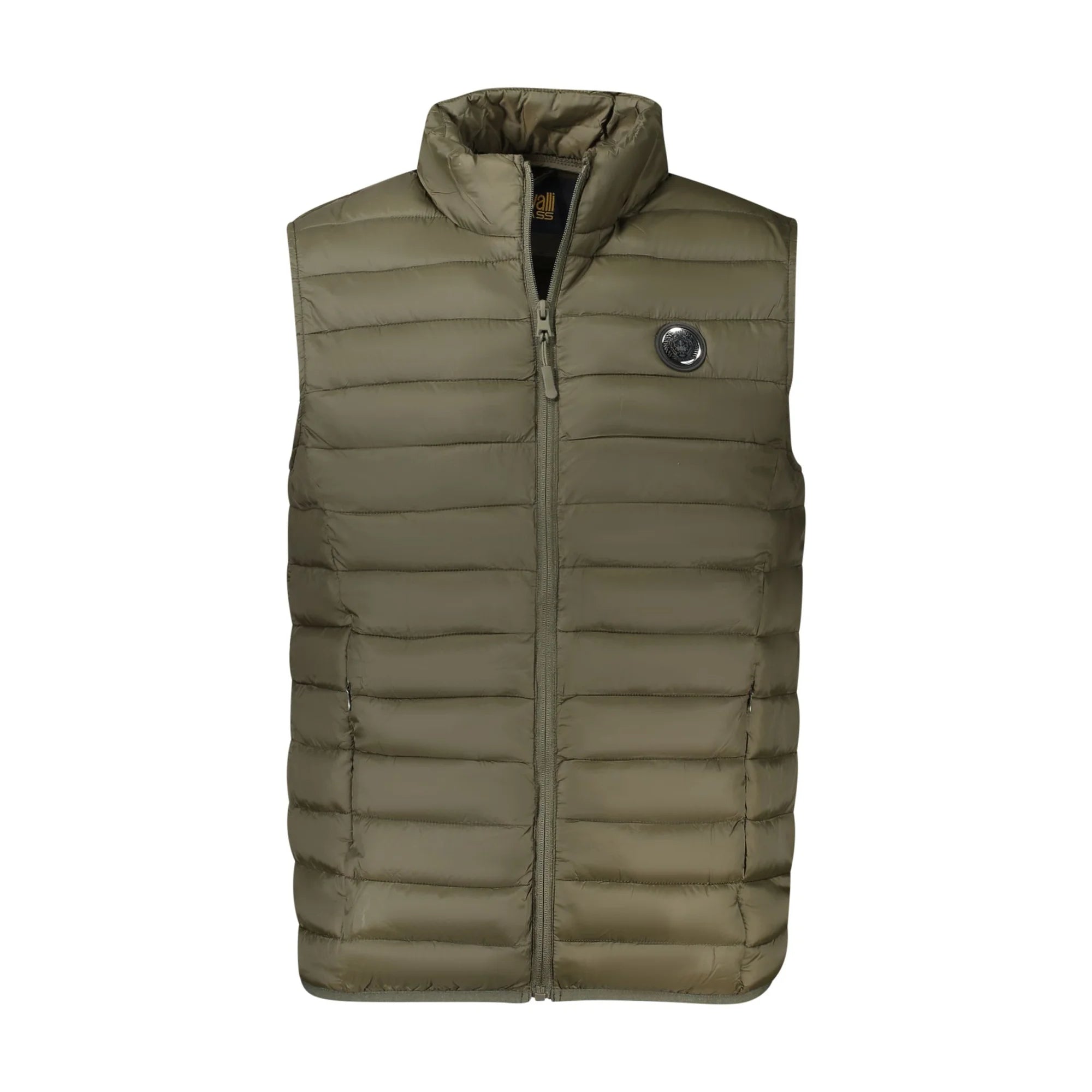 Cavalli Class Smanicato Uomo Verde con Logo Giubbotti e Giacche - foto prodotto