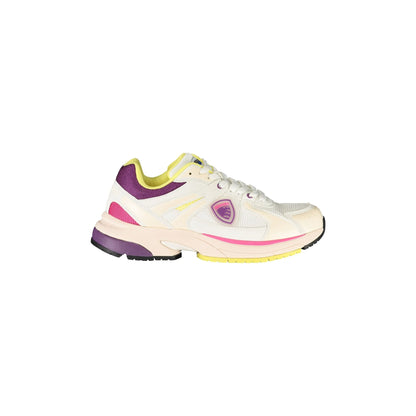 Blauer Sneakers donna Bianco