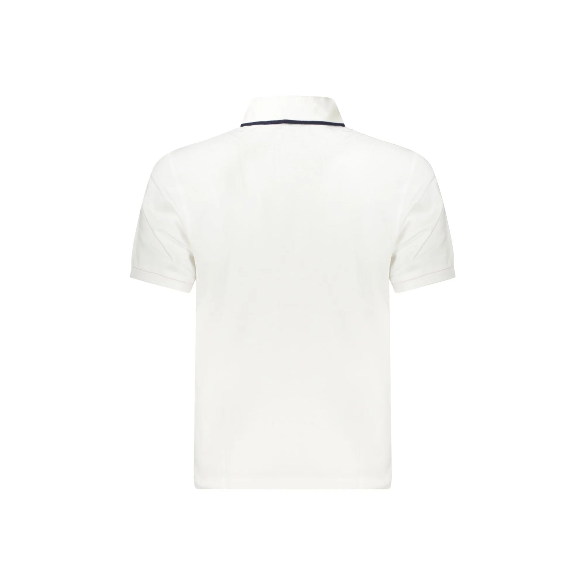 North Sails Polo Uomo Bianca Maniche Corte Cotone Logo bianco - vista 2