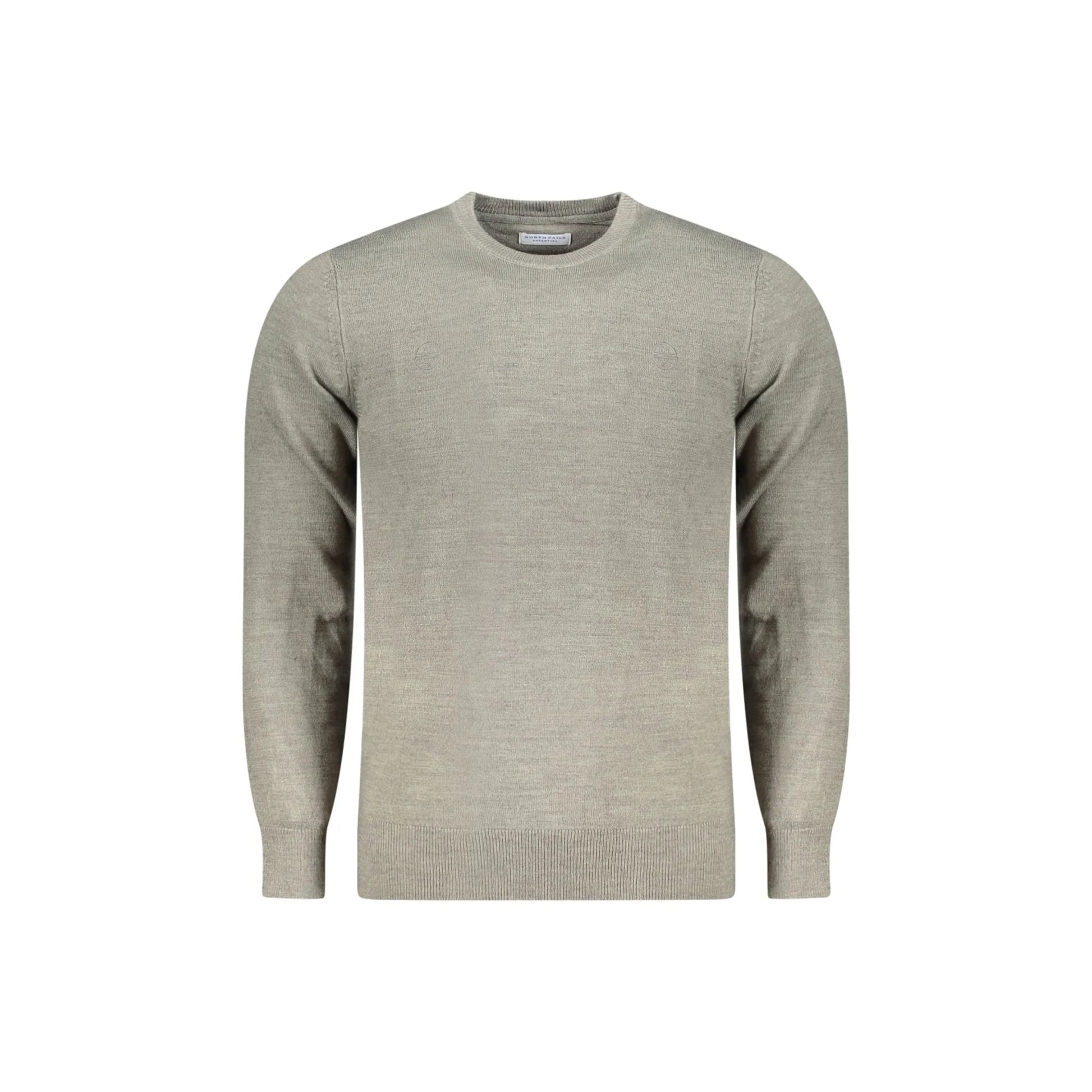 North Sails Maglia Uomo Grigia Girocollo con Logo Maglie Grigio - foto prodotto