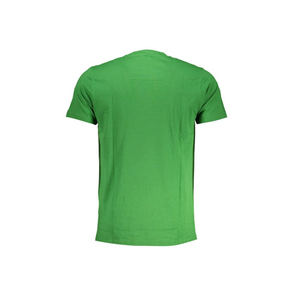 Cavalli Class T-Shirt Maniche Corte Uomo Verde Stampa - vista 2