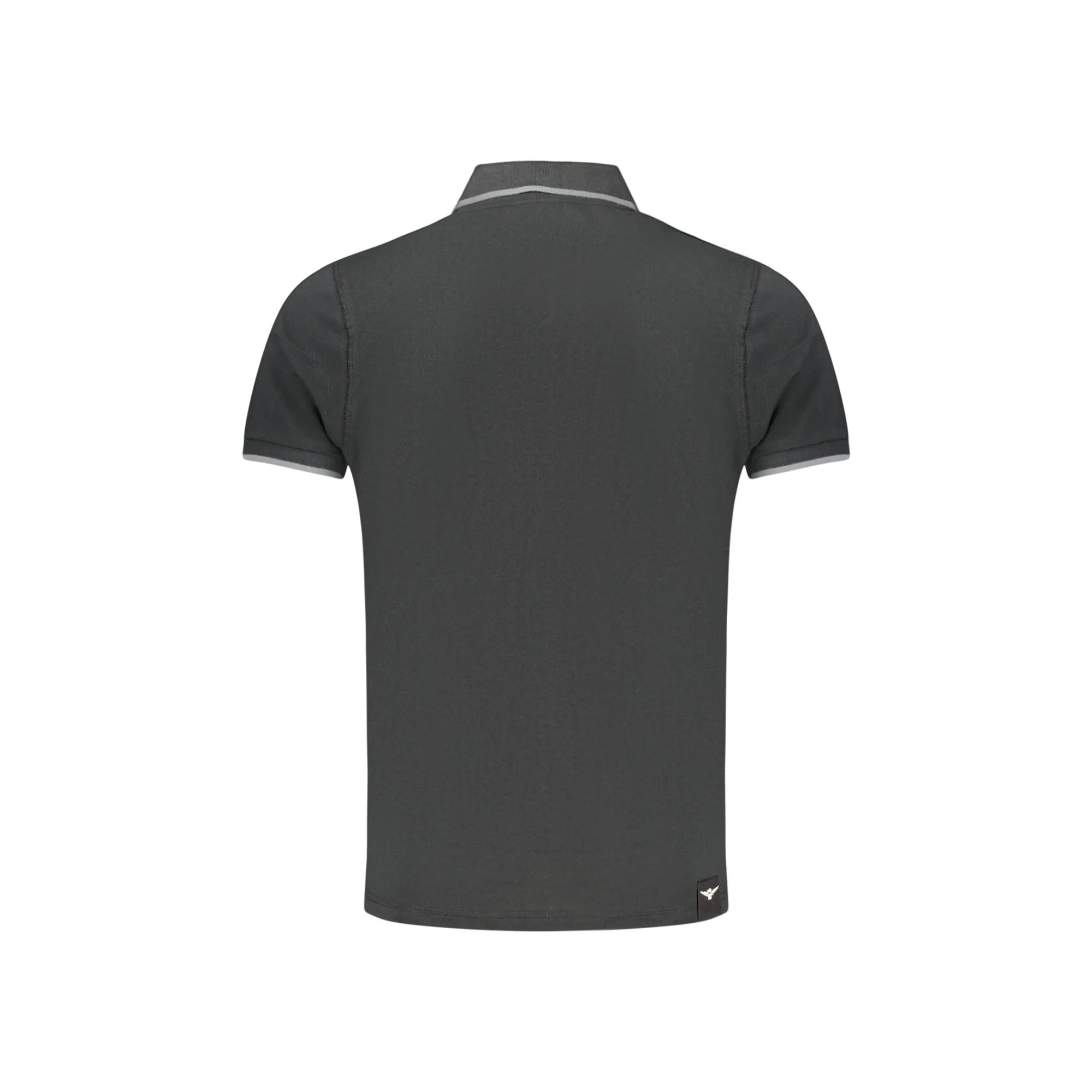 ACCADEMIA MILITARE POLO MANICHE CORTE UOMO NERO