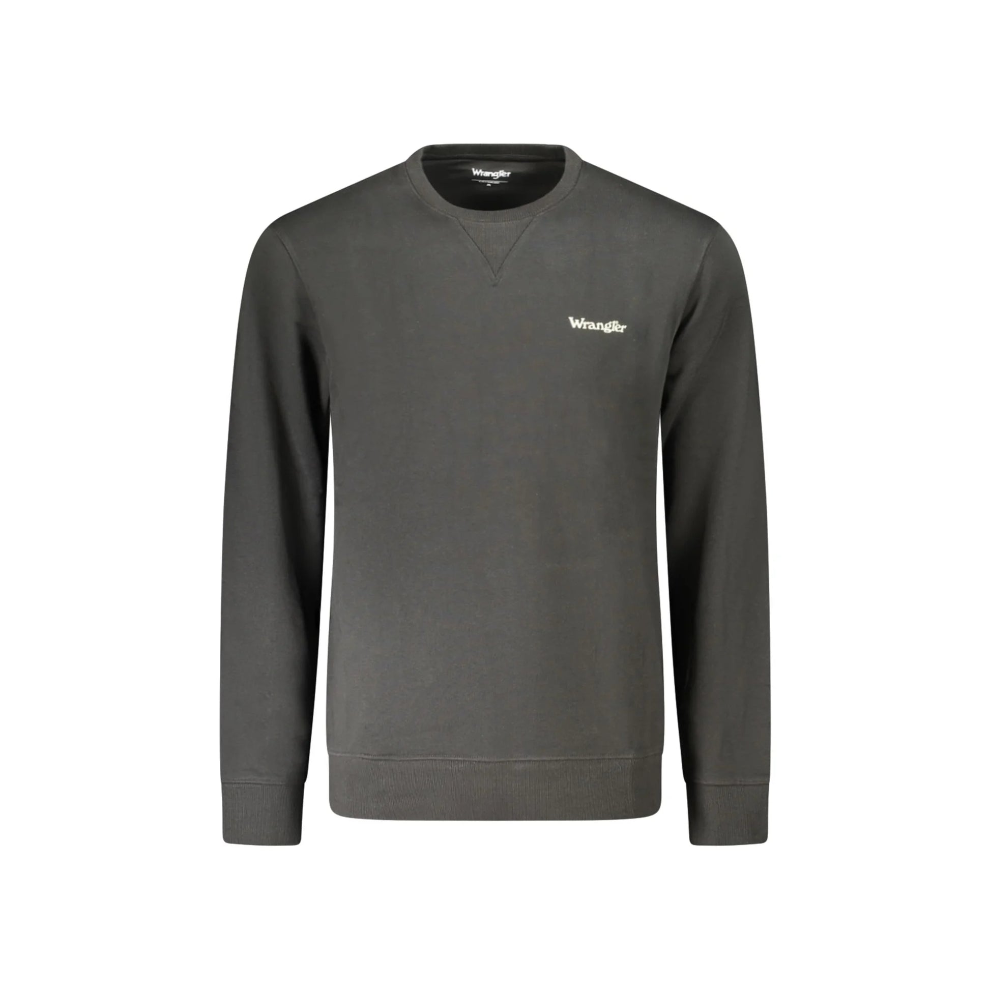 Wrangler Felpa Maniche Lunghe Uomo Nera Stampa Logo Felpe Nero - foto prodotto