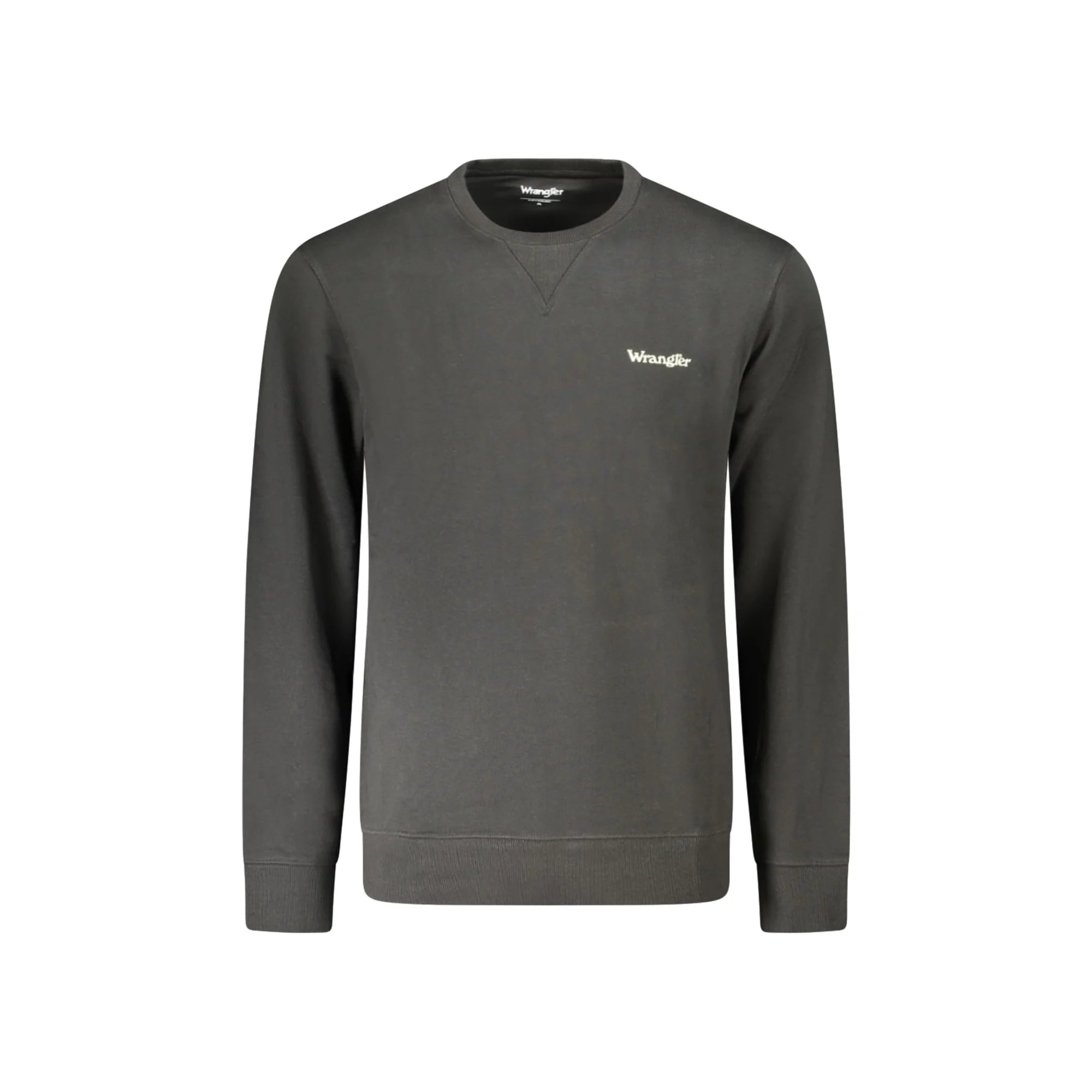 Wrangler Felpa Maniche Lunghe Uomo Nera Stampa Logo Felpe Nero - foto prodotto