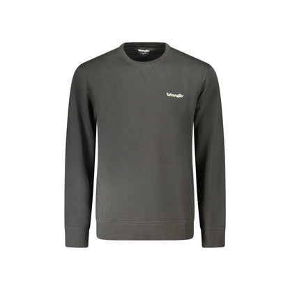 Wrangler Felpa Maniche Lunghe Uomo Nera Stampa Logo Felpe Nero - foto prodotto