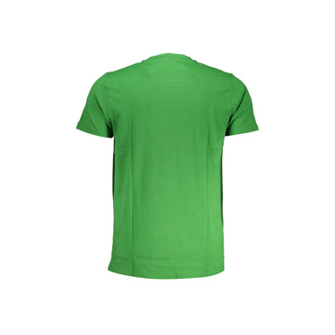 Cavalli Class T-Shirt Maniche Corte Uomo Verde Stampa - vista 2