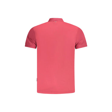 Napapijri Polo Maniche Corte Uomo Rossa Stampa rosso - vista 2