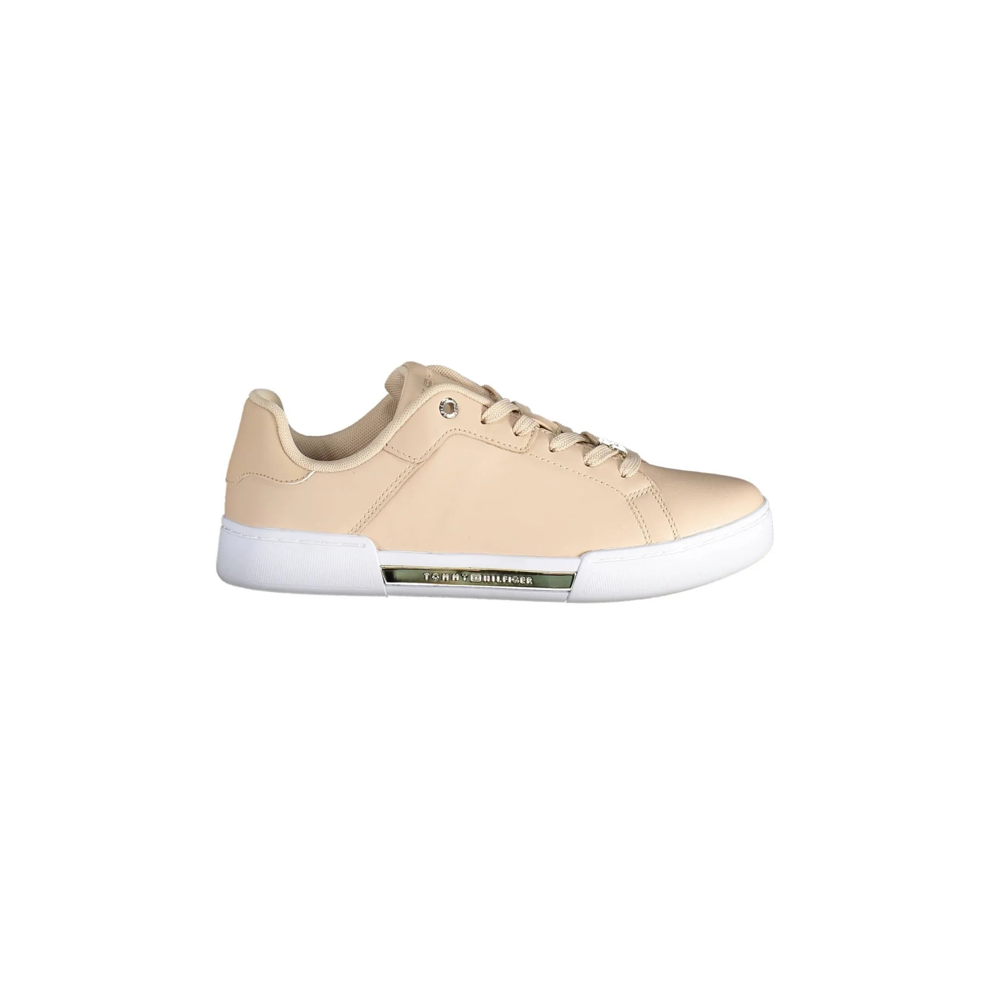TOMMY HILFIGER Scarpe Sneakers Donna Rosa con Lacci e Logo - foto prodotto