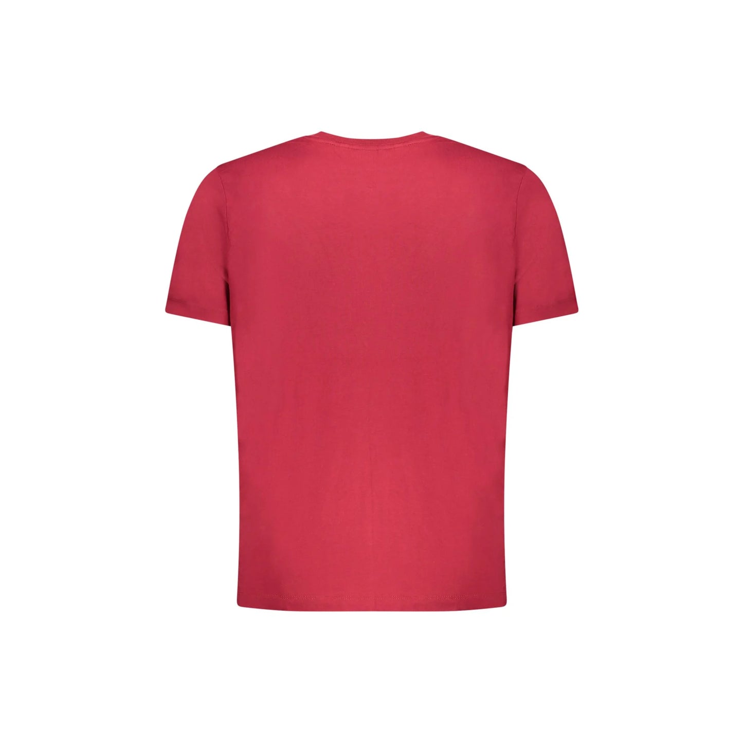 Pepe Jeans T-Shirt Maniche Corte Uomo Rossa Stampa Logo rosso - vista 2