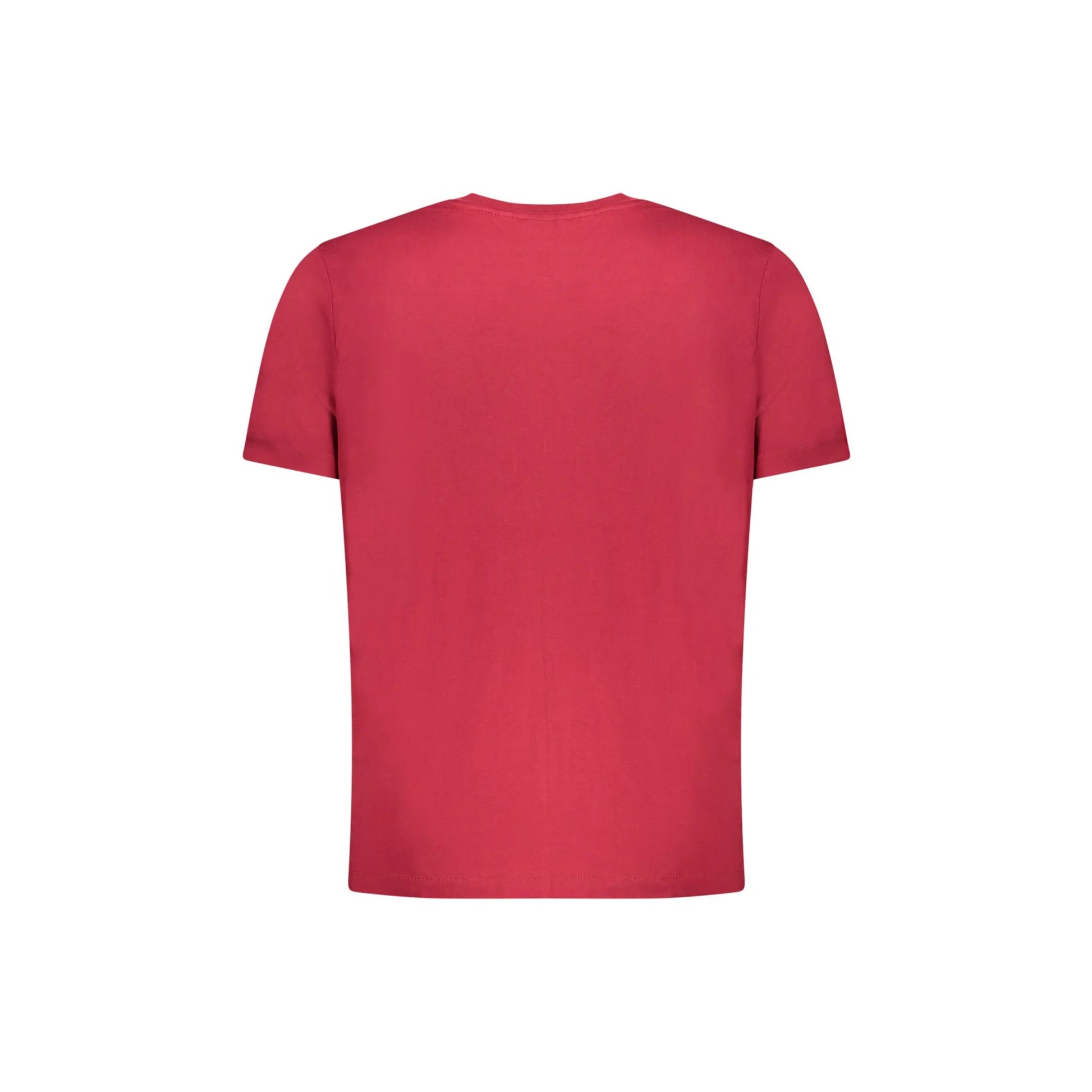 Pepe Jeans T-Shirt Maniche Corte Uomo Rossa Stampa Logo rosso - vista 2