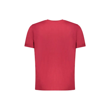 Pepe Jeans T-Shirt Maniche Corte Uomo Rossa Stampa Logo rosso - vista 2