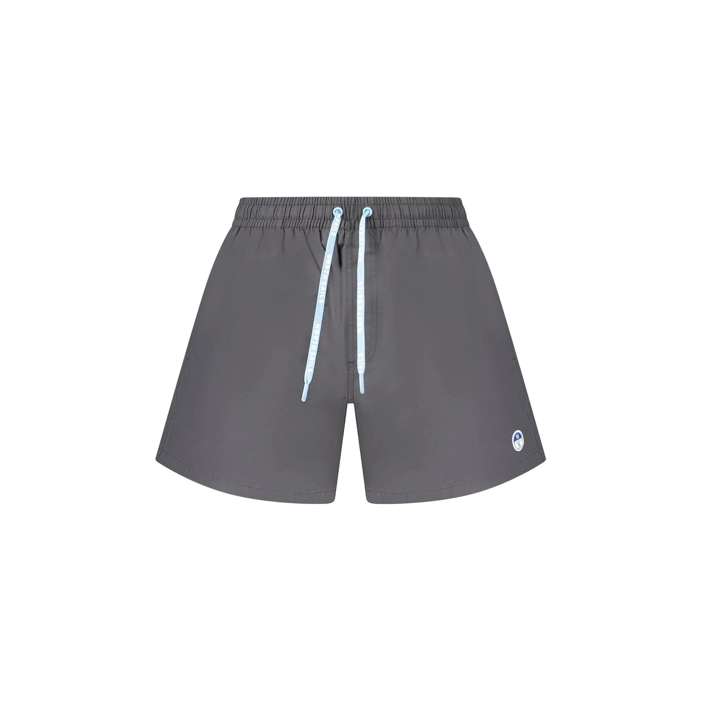 North Sails Costume da Mare Uomo Nero Dettagli a Contrasto Logo - foto prodotto