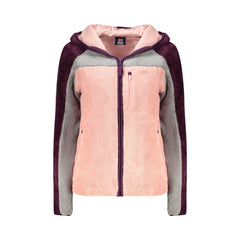 Norway 1963 Sudadera Mujer Rosa Cremallera Con Capucha Felpada Bolsillos Bordado Logo