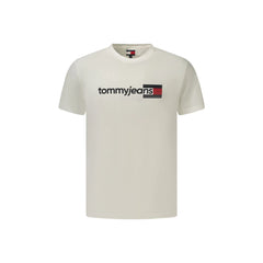 Tommy Hilfiger T-Shirt Maniche Corte Uomo Bianca Stampa Logo