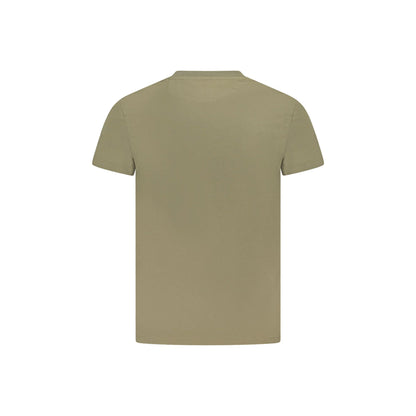 Timberland T-Shirt Maniche Corte Uomo Verde Ricamo - vista 2