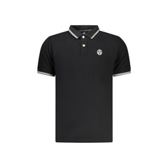 North Sails Polo Maniche Corte Uomo Nera Logo