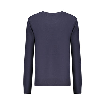 North Sails Maglione Donna Blu Girocollo Lana Cachemire Logo Maglie - vista 2
