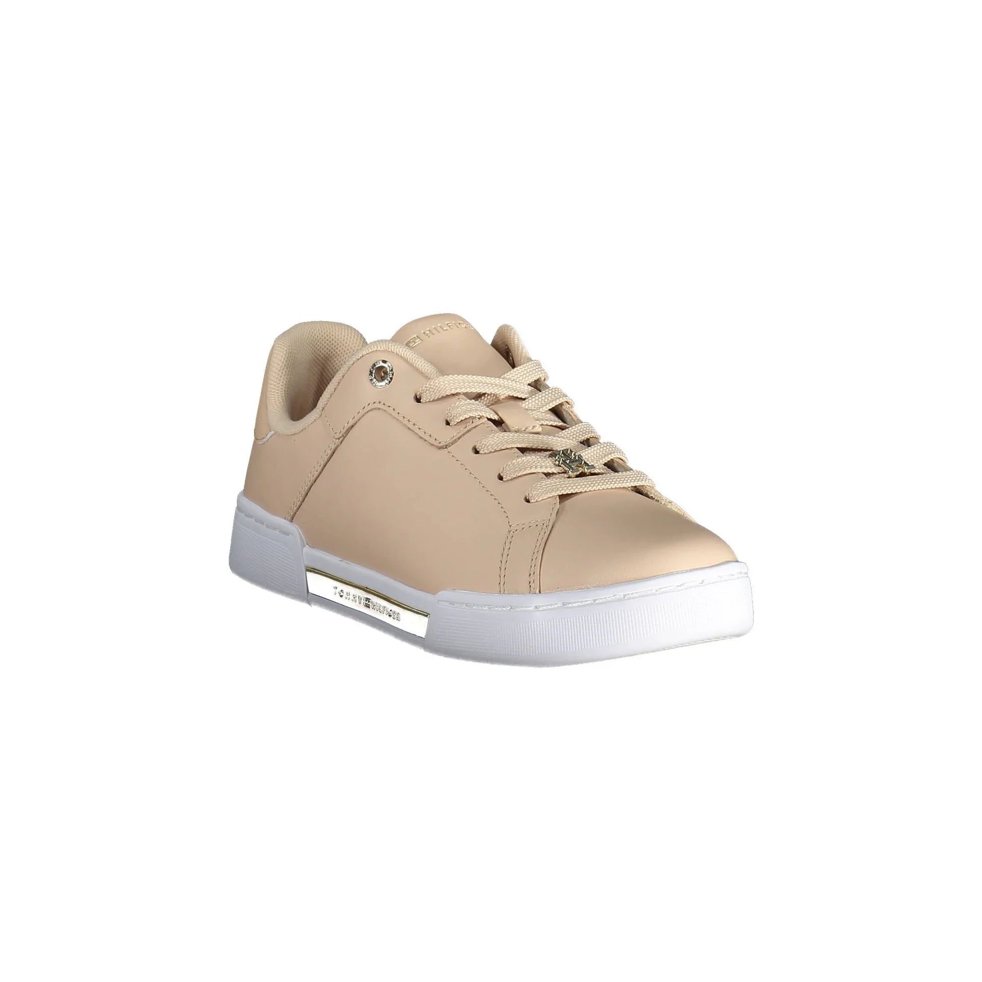 TOMMY HILFIGER Scarpe Sneakers Donna Rosa con Lacci e Logo - vista 2