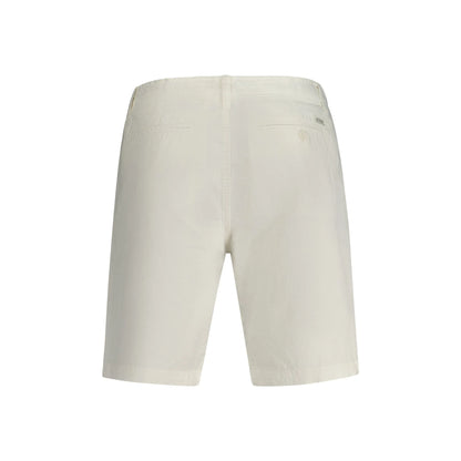 Guess Jeans Short Bermuda Uomo Bianco Logo Pantaloni - vista 2