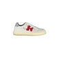CALVIN KLEIN Scarpe Sneakers Uomo Bianche con Dettagli a Contrasto Bianco - foto prodotto