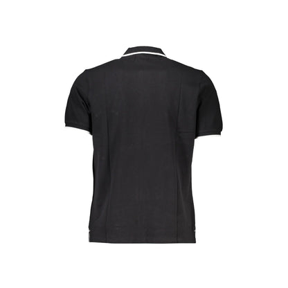 North Sails Polo Maniche Corte Uomo Nera Stampa Logo nero - vista 2