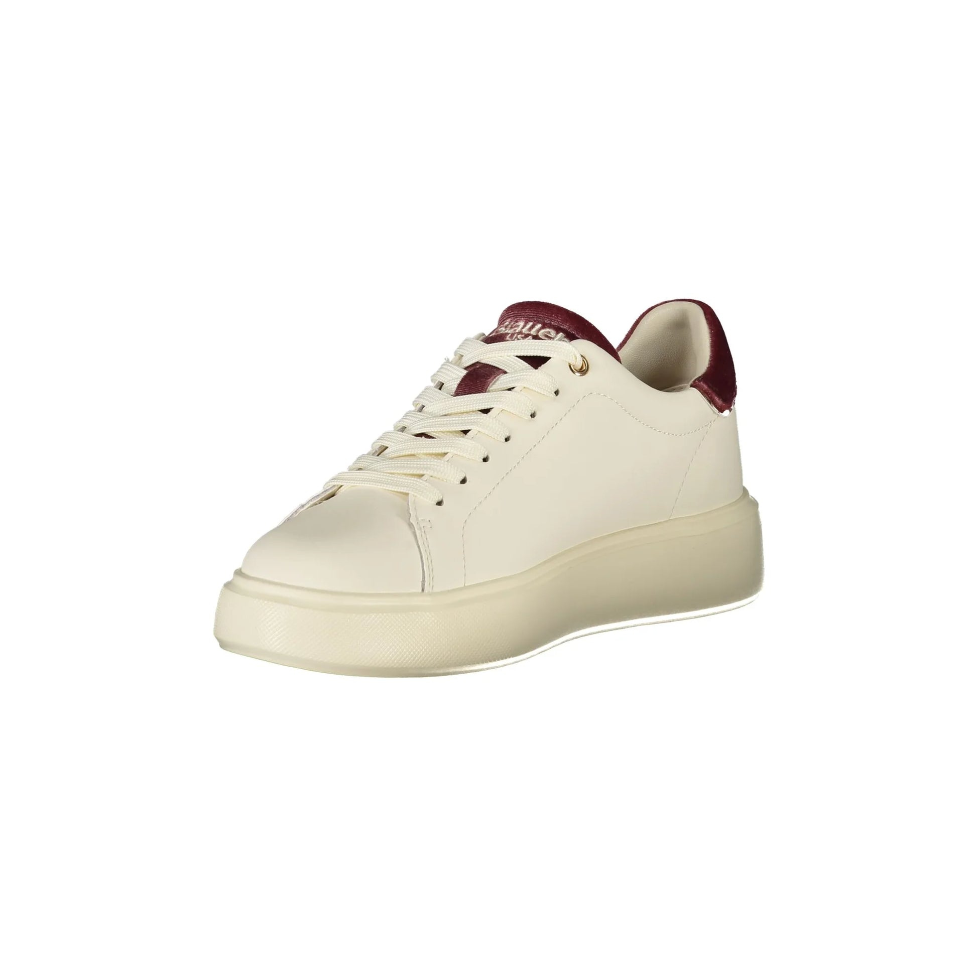 Blauer Sneakers donna bianco