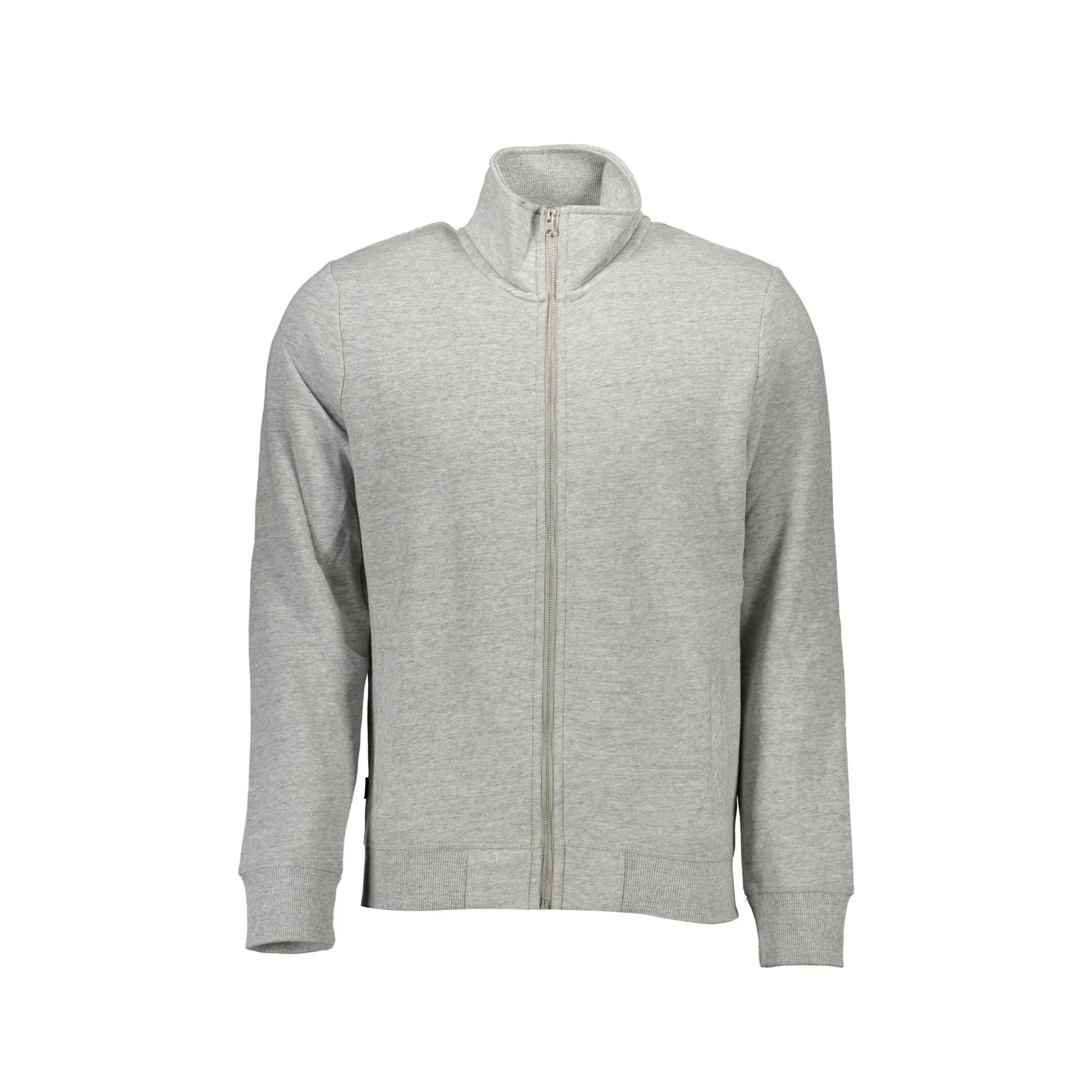 SUPERDRY FELPA CON ZIP UOMO GRIGIO