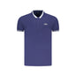 Cavalli Class Polo Uomo Blu Maniche Corte Contrasto Ricamo Logo - foto prodotto