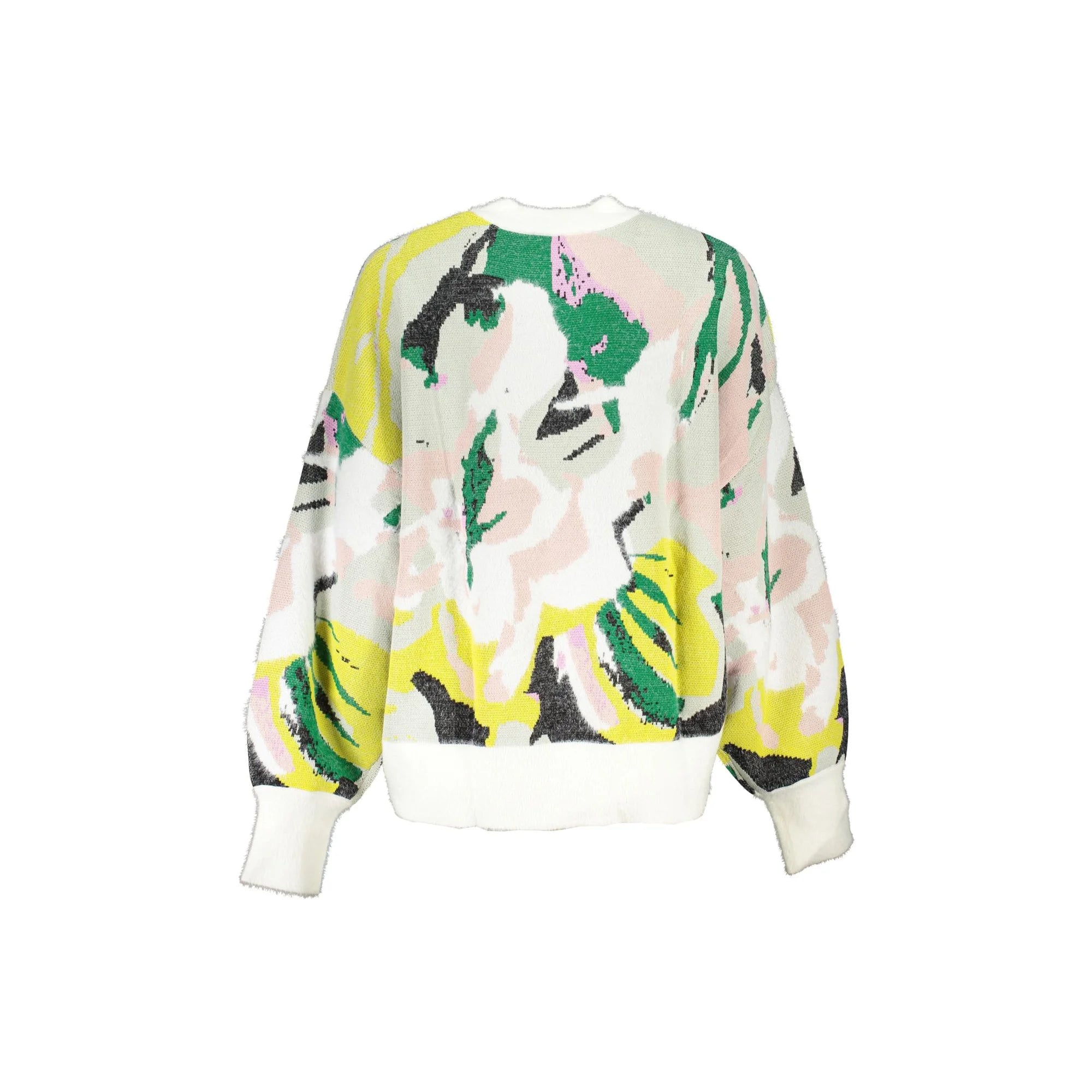 DESIGUAL MAGLIA DONNA BIANCO