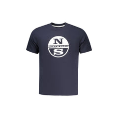 North Sails T-Shirt Maniche Corte Uomo Blu Stampa Logo