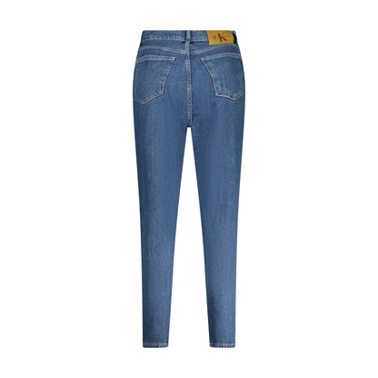 Calvin Klein Jeans Donna Blu Logo - vista 2