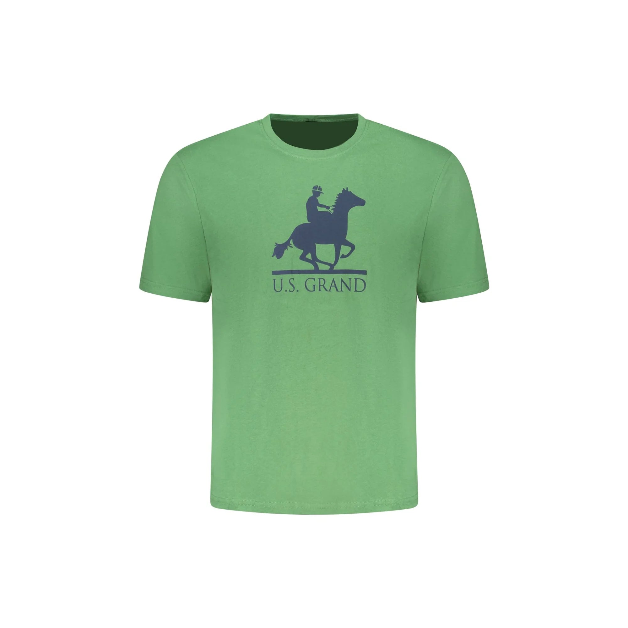 U.S. GRAND POLO T-SHIRT MANICHE CORTE UOMO VERDE