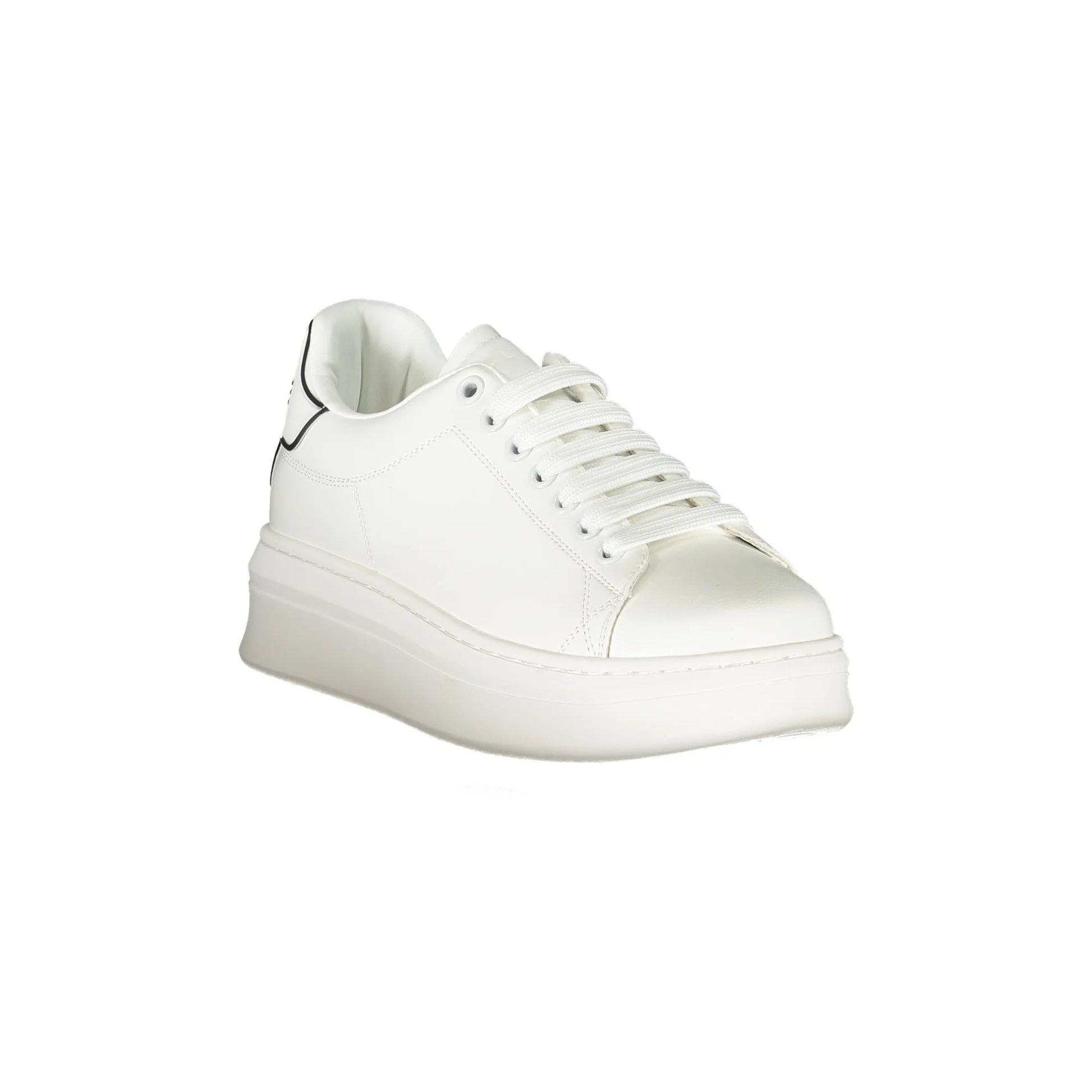 GAELLE PARIS Scarpe Sneakers Donna Bianche con Dettagli a Contrasto bianco - vista 2