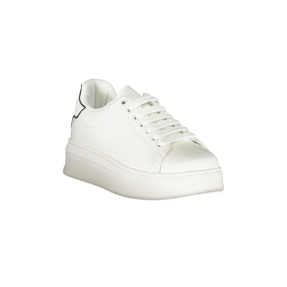 GAELLE PARIS Scarpe Sneakers Donna Bianche con Dettagli a Contrasto bianco - vista 2