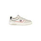 TOMMY HILFIGER Sneakers Uomo Bianche con Lacci e Dettagli Rosso/Blu Bianco - foto prodotto