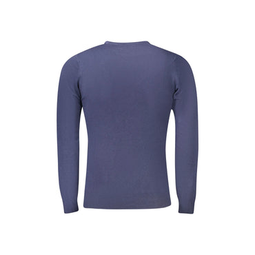 Cavalli Class Maglia Uomo Blu Girocollo con Logo Maglie - vista 2