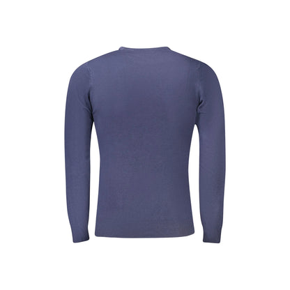 Cavalli Class Maglia Uomo Blu Girocollo con Logo Maglie - vista 2