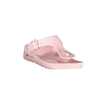 NORWAY 1963 Ciabatta Donna Rosa con Fibbia Regolabile e Logo Ciabatte - vista 2