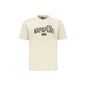 Napapijri T-Shirt Uomo Maniche Corte Girocollo Cotone Responsabile Logo Beige - foto prodotto
