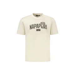 Napapijri T-Shirt Homme Manches Courtes Col Rond Coton Responsable Logo