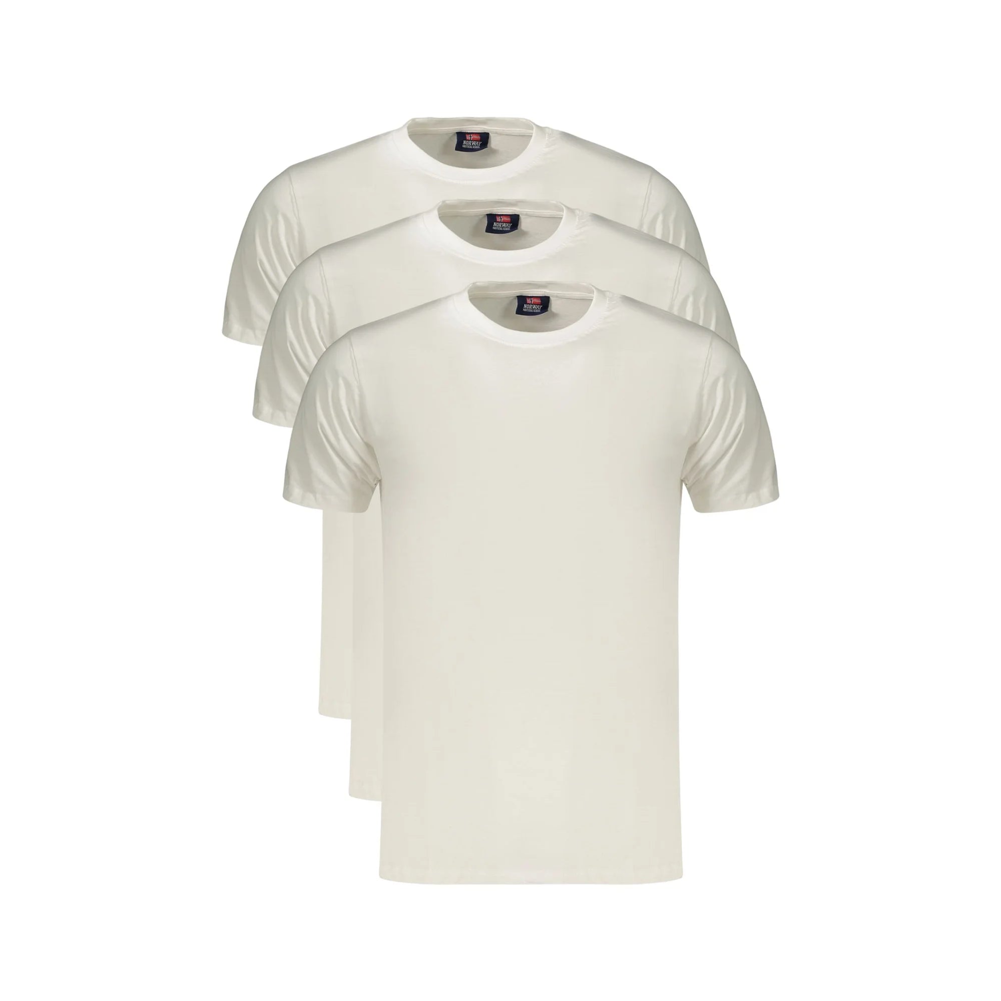 NORWAY 1963 T-SHIRT MANICHE CORTE UOMO BIANCO