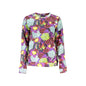Cavalli Class Felpa Maniche Lunghe Donna Viola Stampa Logo Felpe - foto prodotto