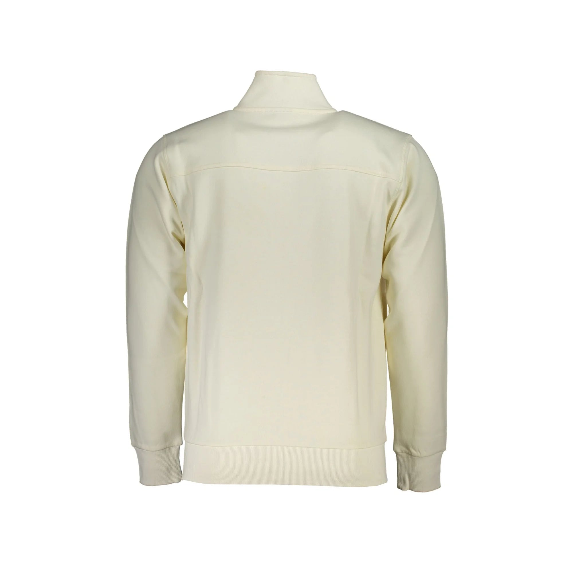 U.S. GRAND POLO FELPA CON ZIP UOMO BIANCO
