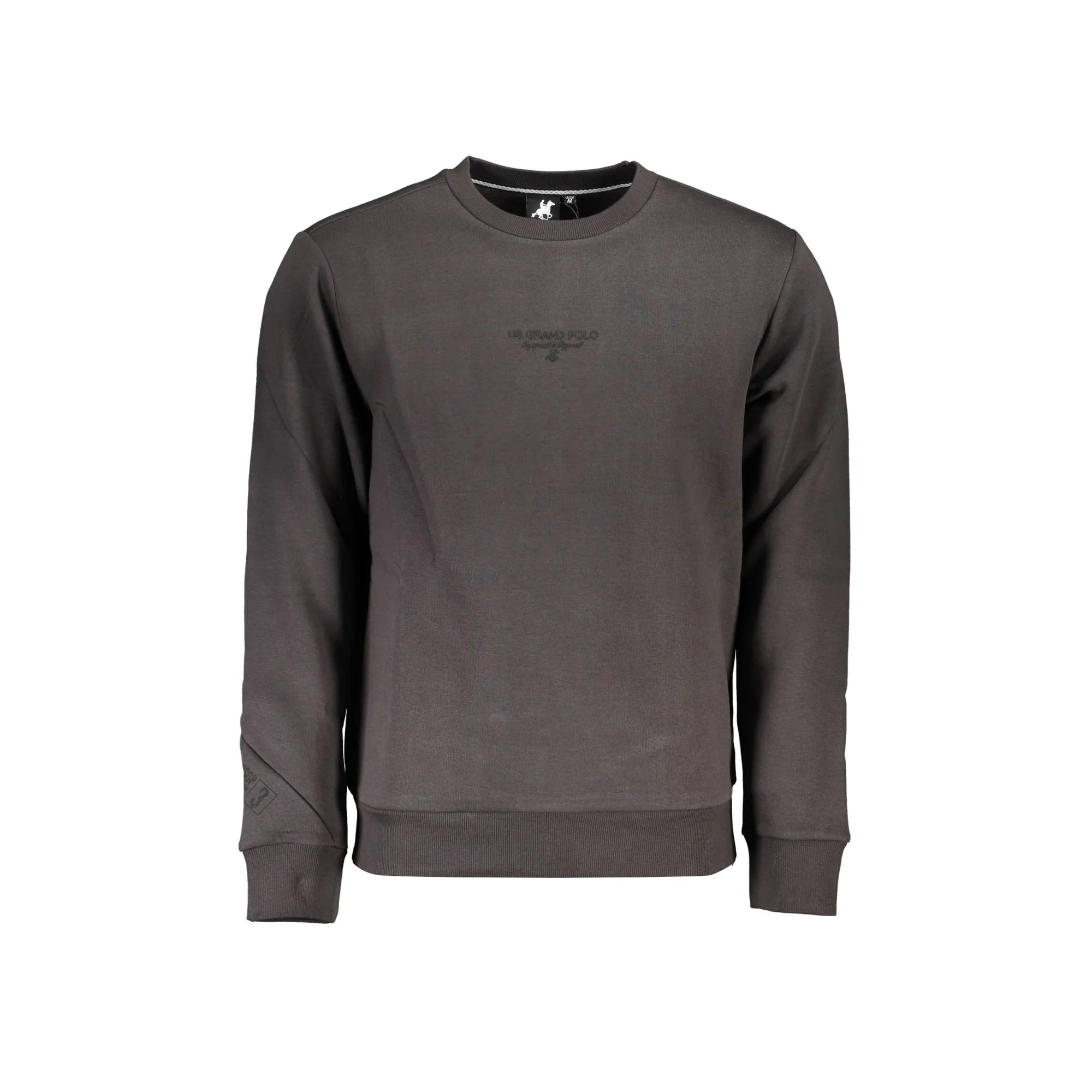 U.S. GRAND POLO FELPA SENZA ZIP UOMO GRIGIO