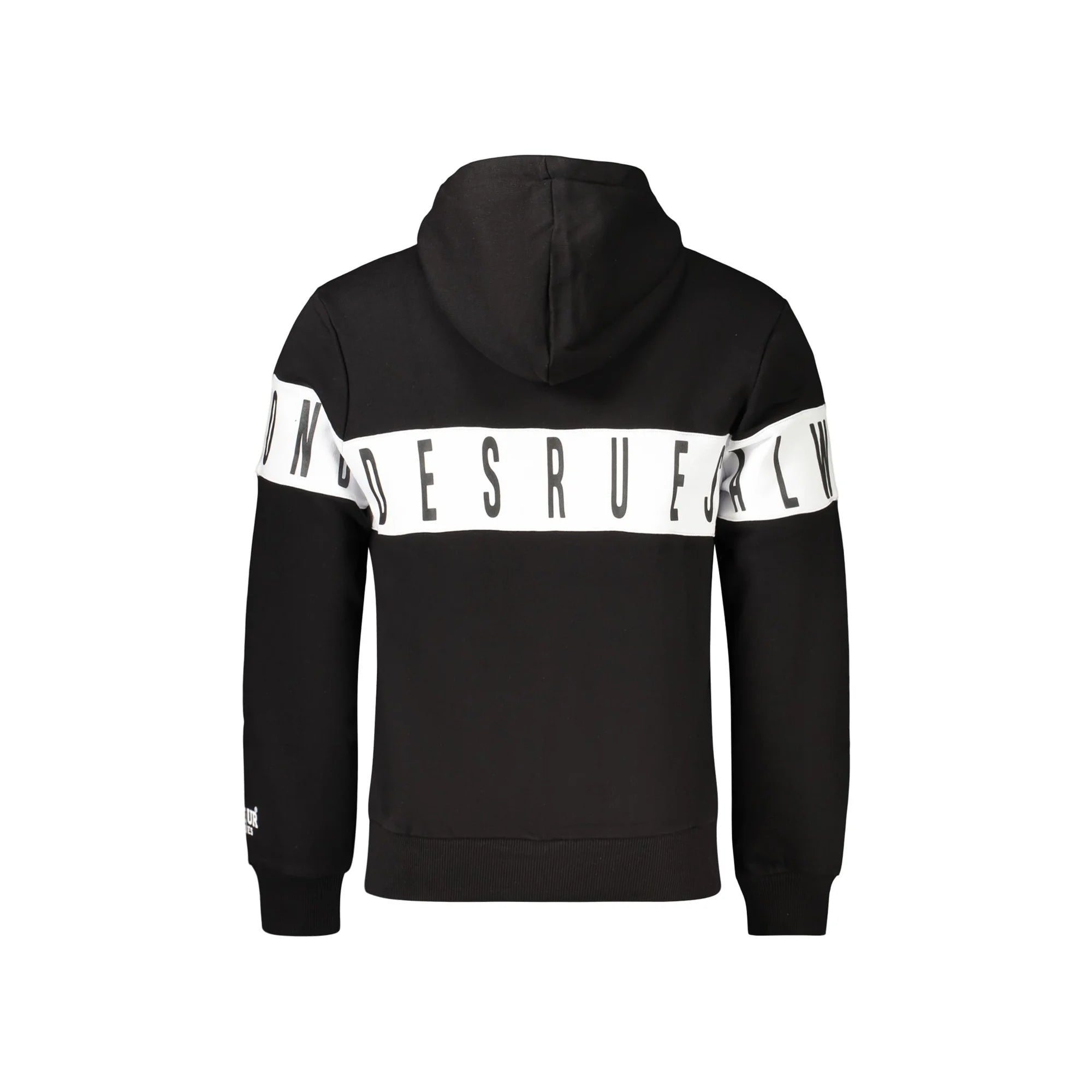 BOXEUR DES RUES FELPA SENZA ZIP UOMO NERO