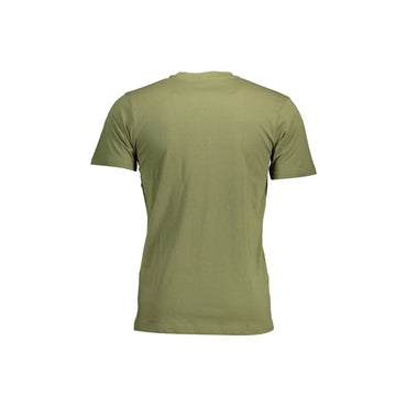Sergio Tacchini T-Shirt Maniche Corte Uomo Verde Stampa Logo - vista 2