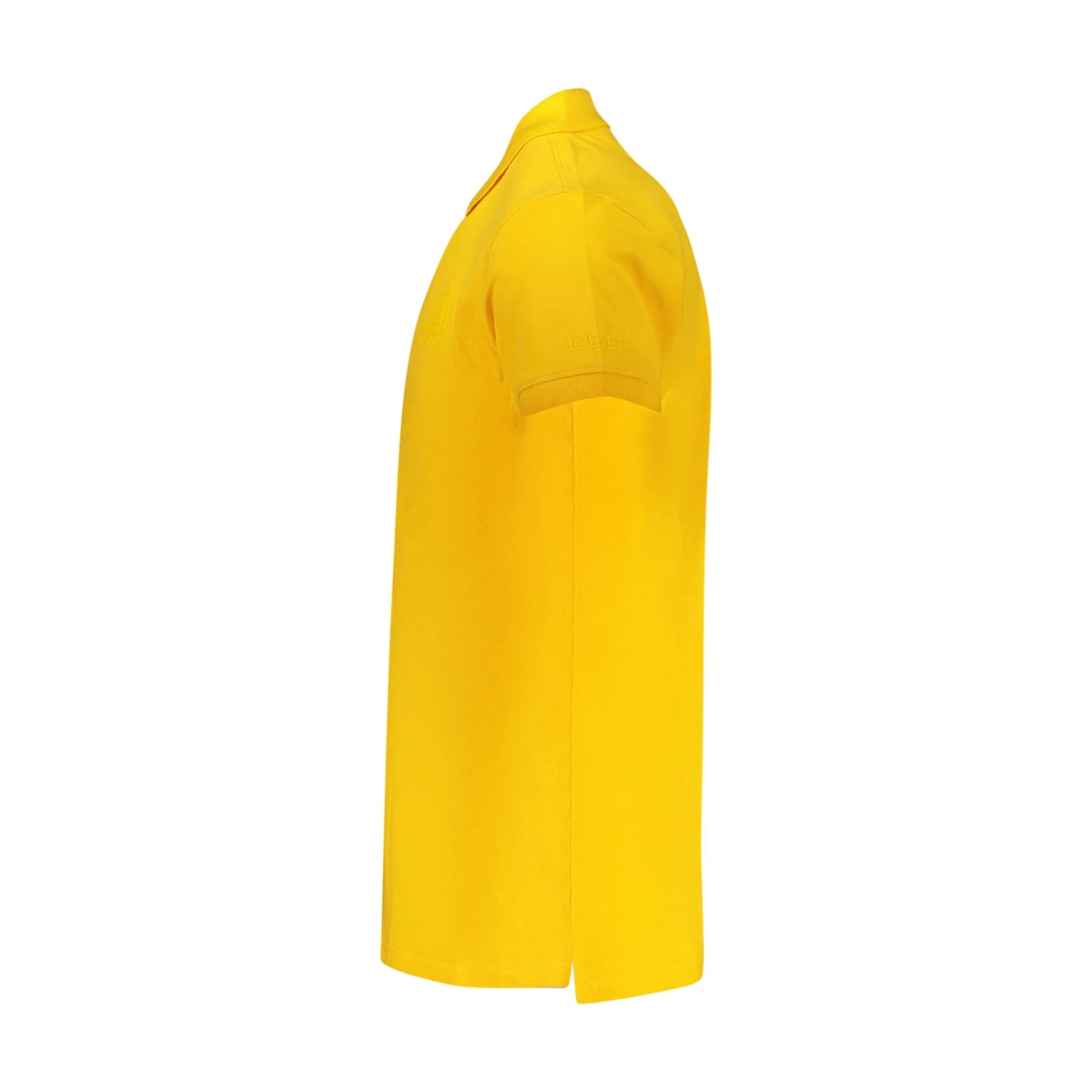 ICEBERG POLO MANICHE CORTE UOMO GIALLO