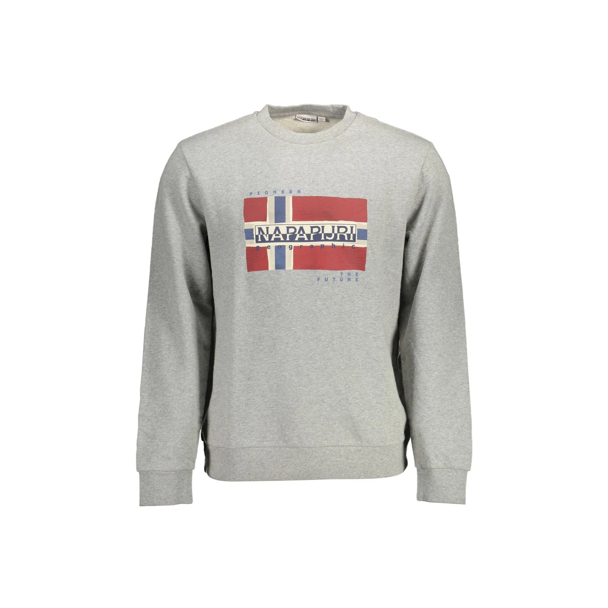 NAPAPIJRI FELPA SENZA ZIP UOMO GRIGIO